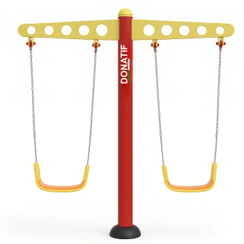 Double Fitness Station Swing - COA600 | Professional - Full View