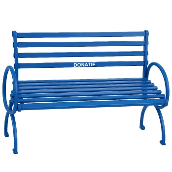 Outdoor Bench - Park Training - COA390 - Full View