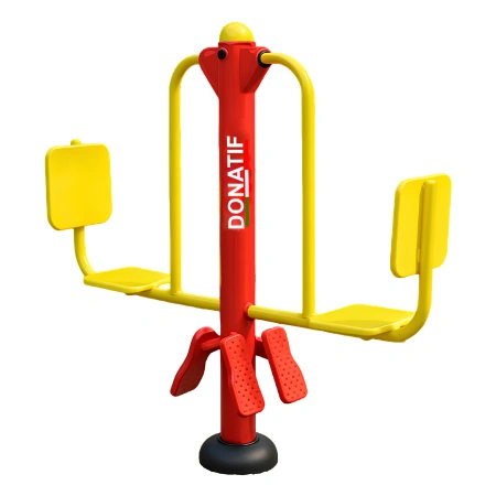 Leg Press Double Outdoor | Professional Training - Side View