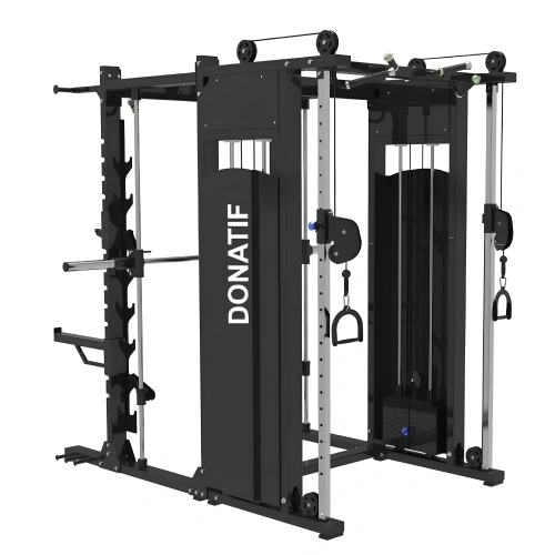 Komplettes Gym Rack - MR85 | Gusseisen Gewichtsblock 150 kg - Vollansicht