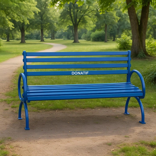 Bank für den Außenbereich - Park Training - COA390 - Blick in den Park