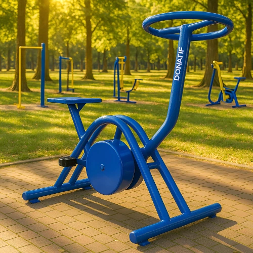Cyclette da Esterno per Parco Allenamento - COA190 | Professionale - Visuale nel Parco