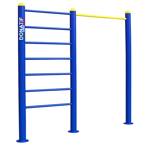 Outdoor Pull-Up Bar and Wall Bar - COA690 | Professional - Side View