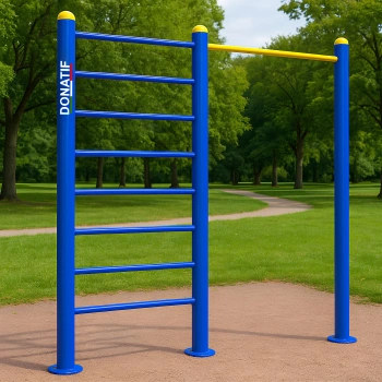 Outdoor Pull-Up Bar and Wall Bar - COA690 | Professional - Full View 2