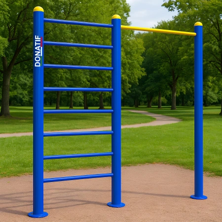 Outdoor Pull-Up Bar and Wall Bar - COA690 | Professional - Usage