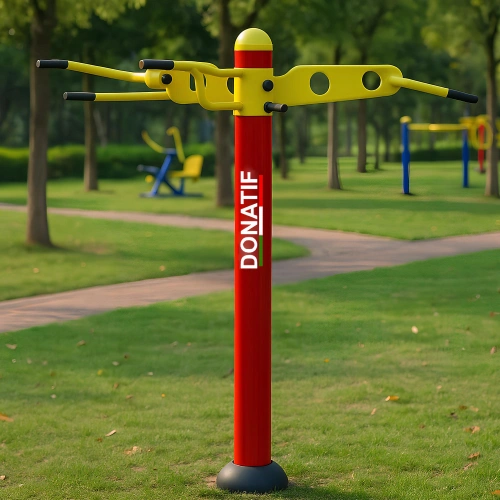 Máquina de fitness al aire libre para dominadas corporales - COA340 - Uso