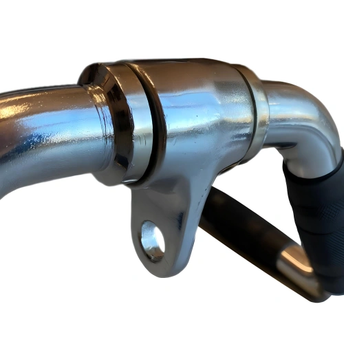 Curved Pulley Bar - Handle for Guided Cable Machines - Cable Positioning Visual