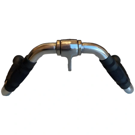 Curved Pulley Bar - Handle for Guided Cable Machines - Top View