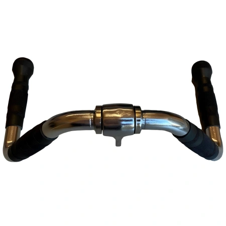 Curved Pulley Bar - Handle for Guided Cable Machines - Top View