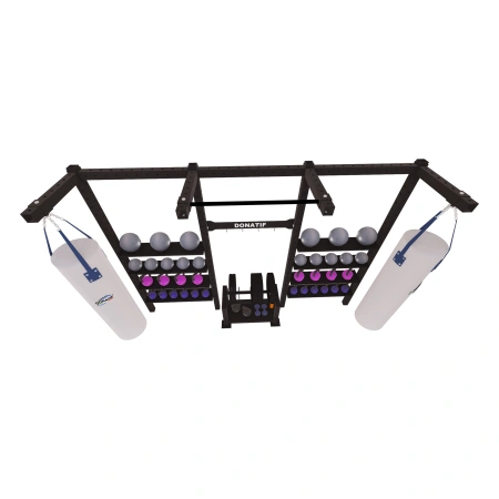 Portaequipajes multiestación con bolsas - SC100 | Profesional - Vista superior