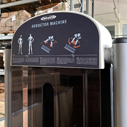 Adductor Machine con Pacco Pesi Incluso -...