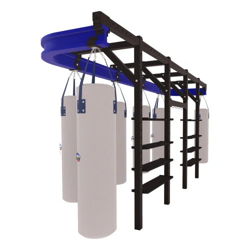 Racks con Innovativo Sistema Sposta Sacchi - SC130 - Visuale sul Retro