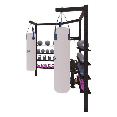 Rack Multipostazione con Sacchi - SC110 | Salvaspazio - Visuale Laterale