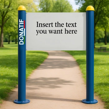 Outdoor Park Signpost - COA180 - Front View 2