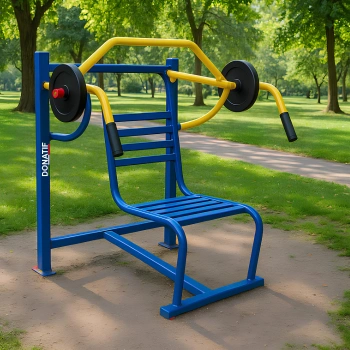 Macchina Outdoor per Shoulder Press - COA710 | Professionale - Visuale Completa 2