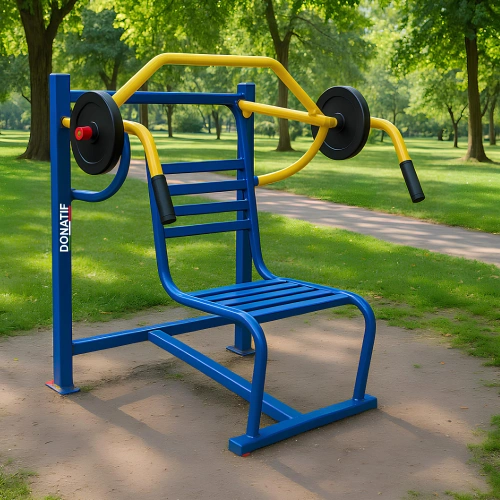 Macchina Outdoor per Shoulder Press - COA710 | Professionale - Visuale con Sfondo