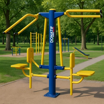 Chest Press per Parco Allenamento - COA940 | Professionale - Visuale Completa 2