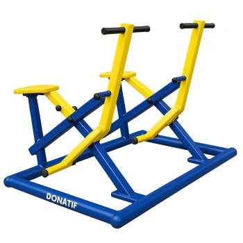 Outdoor Double Fitness Rider Machine - COA780 | Professionale - Visuale Completa