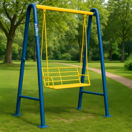 Two-Seater Outdoor Swing - COA790 | Professional - Park View