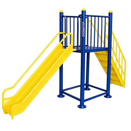 Rutsche für Spielplätze - COA970 | Professionell - Vollansicht