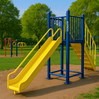 Scivolo per Parco Giochi - COA970 | Professionale - Visuale Completa 2