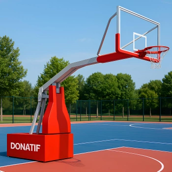 Canestro da Basket Regolabile - COG280 | Professionale - Visuale Laterale 2