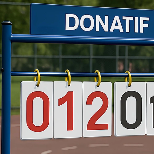 Outdoor Basketball Anzeigetafel - COG40 | Professionell - visuell auf den Zahlen