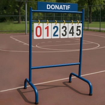 Tabellone Segnapunti Basket Outdoor - COG40 | Professionale - Visuale Completa 2
