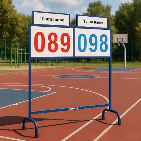 Tableau d’affichage pour le sport - COG80 | Professionnel - Vue sur le terrain