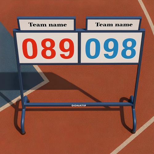 Tableau d’affichage pour le sport - COG80 | Professionnel - Vue de dessus