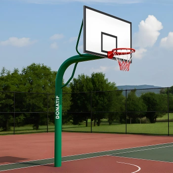 Canestro da Basket con Base a Terra - COG170 | Professionale - Visuale Completa 2