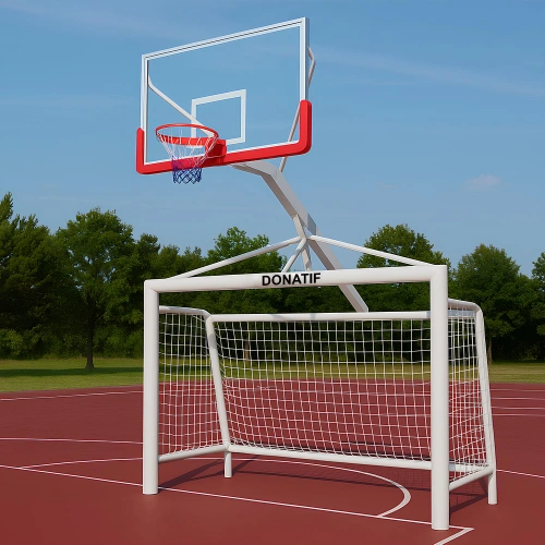 2 in 1 Basketball & Fußball Struktur - COG210 | Professional - Verwendung