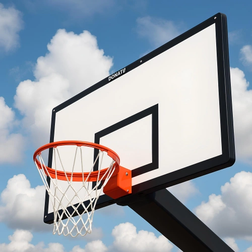 Panier de basket-ball - Structure d’entraînement - COG50 - Vue du terrain de basket-ball