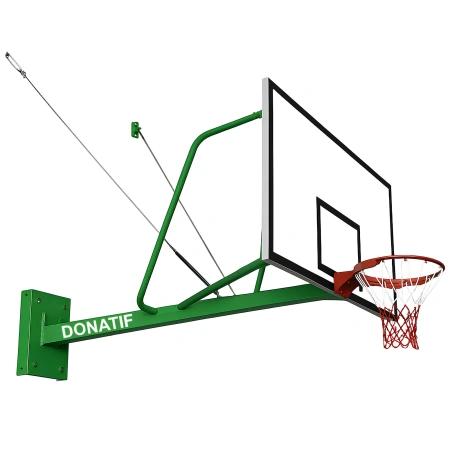 Tempered Glass Basketball Backboard COG90 | Professional - Side View