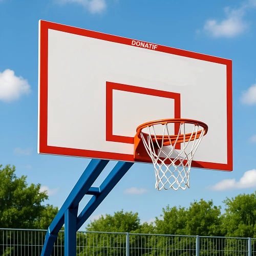 Outdoor Basketball Backboard - COG70 | Professional - Full View of Park Use