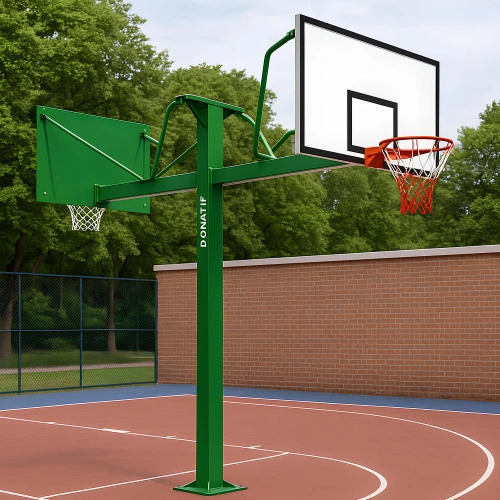 Béquille de basket-ball double - COG140 | Professionnel - Utilisation