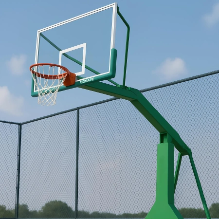 Tablero de vidrio templado para entrenamiento de baloncesto - COG60 - Estructura de vista completa