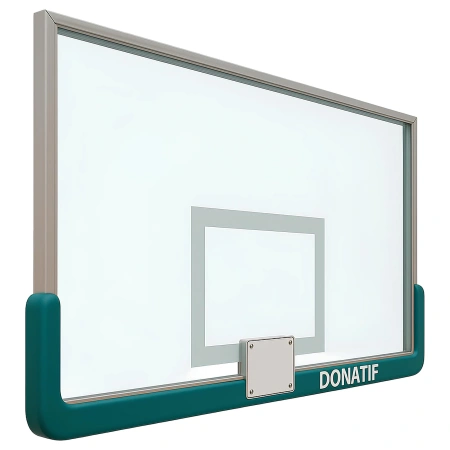Tempered Glass Backboard for Basketball Training - COG60 - Side View