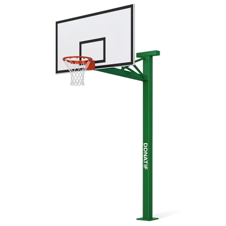 Canestro da Basket a Doppia Molla - COG180 | Professionale - Visuale Laterale