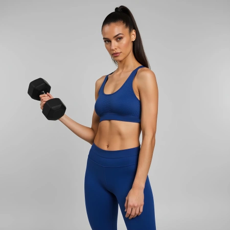 Manubrio Esagonale Gommato da 7,5 Kg - Professionale