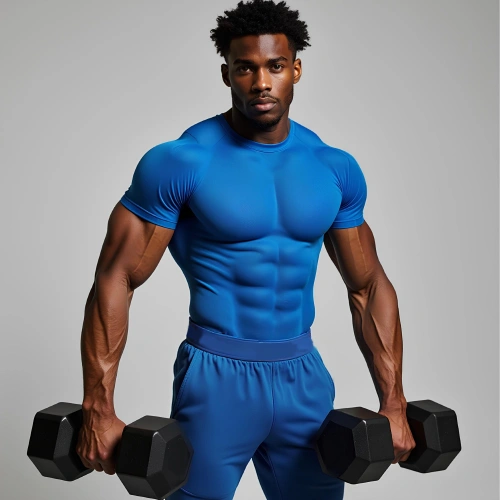 Mancuerna hexagonal engomada de 60 kg - Profesional - Uso visual