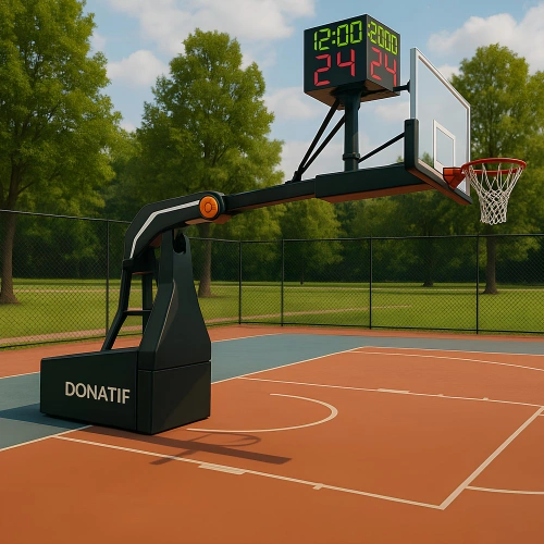 Panier de basket - Support mobile COG290 | Professionnel - Utilisation