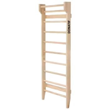 Swedish wooden wall bars - S10 | Professional - Full View