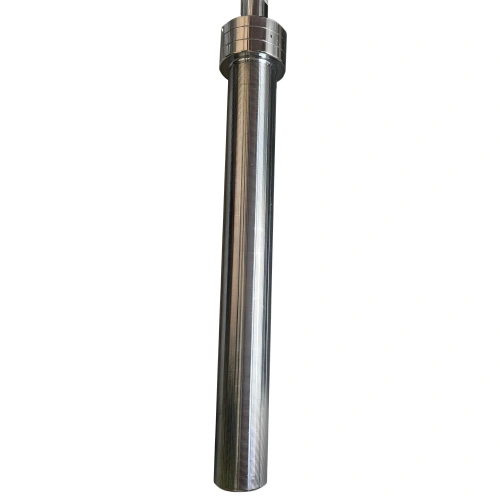 Olympic Barbell 220 cm - 50 mm Spring | Max 500 Kg - Loading Pins View