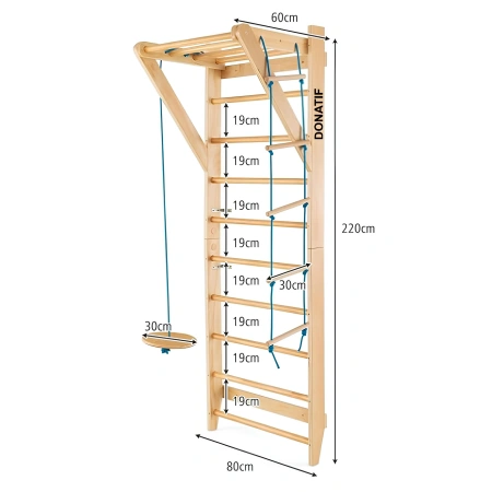Backrest with Ladder and Disc Swing - S25 | Professional - Measurements