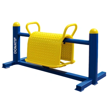 Cavallo a Dondolo Outdoor - COA410 | Professionale - Visuale da Destra