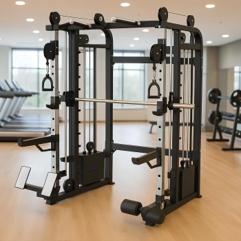Power Rack con Piastre in Ghisa - MR70 | Altezza 2 Metri - Visuale Completa Struttura 2
