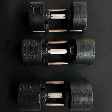 Verstellbarer Lenker 4-24 kg | Alle 4 kg erhöhen - Vollansicht Hantelgewichte