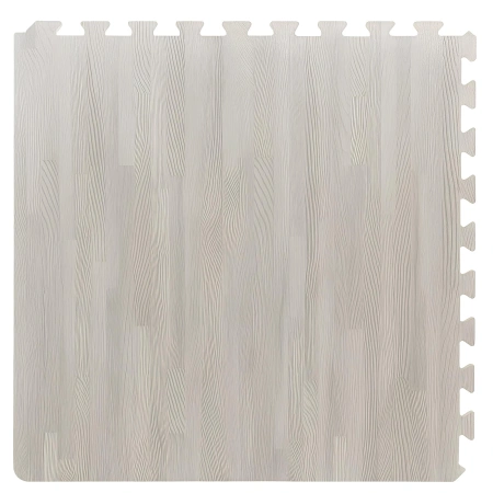 Tappeti ad Incastro Puzzle in EVA | Parquet Grigio - Fitness - Visuale Frontale