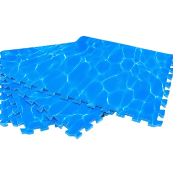 Tuiles caoutchoutées - Salle de sport | Antichoc | Ocean Design - Vue complète du produit